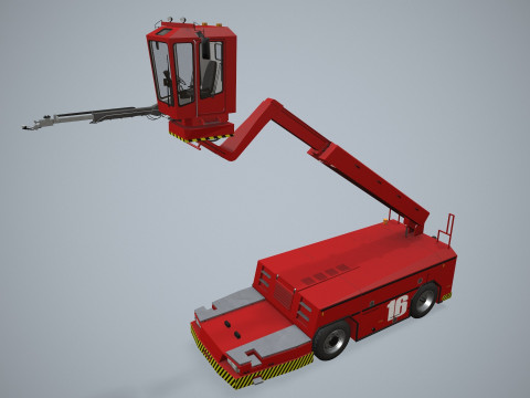 Camion de dégivrage pour avions --352-- Modèle 3D