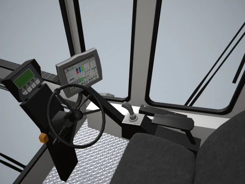 항공기 제빙기 트럭 --352-- 3D 모델