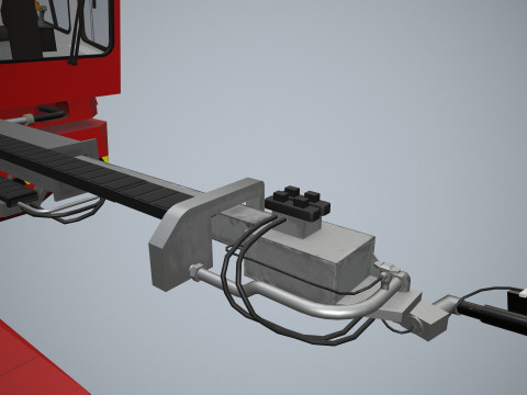 Camion de dégivrage pour avions --352-- Modèle 3D