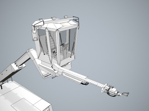 Camion de dégivrage pour avions --352-- Modèle 3D