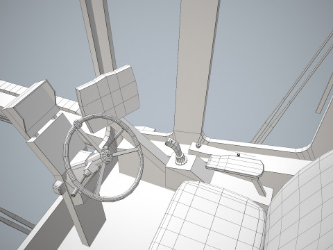 Camion de dégivrage pour avions --352-- Modèle 3D