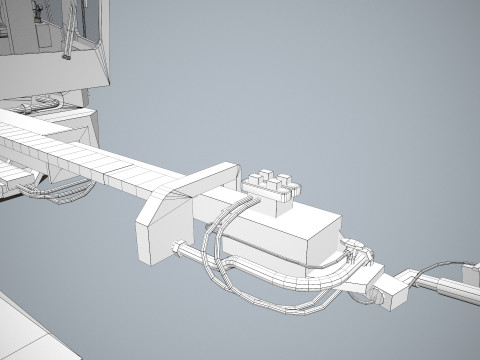 Camion de dégivrage pour avions --352-- Modèle 3D