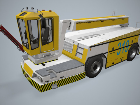 Caminhão descongelador de aeronaves --353-- Modelo 3D