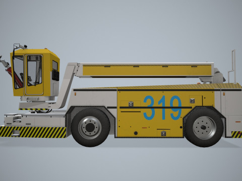 Caminhão descongelador de aeronaves --353-- Modelo 3D