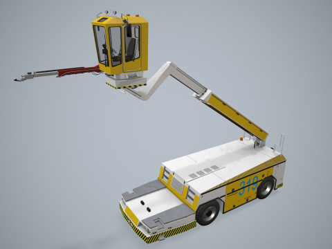 Caminhão descongelador de aeronaves --353-- Modelo 3D