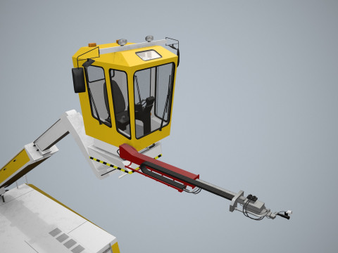 Caminhão descongelador de aeronaves --353-- Modelo 3D