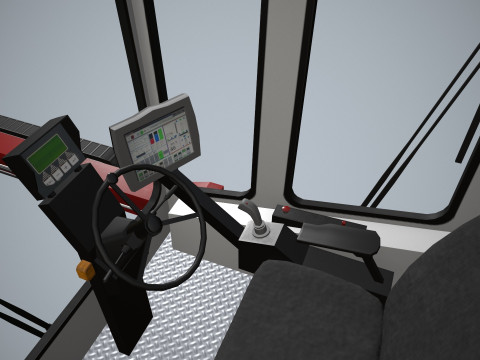 Caminhão descongelador de aeronaves --353-- Modelo 3D