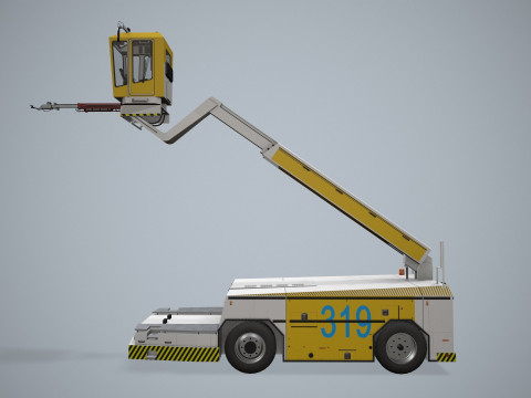 Caminhão descongelador de aeronaves --353-- Modelo 3D