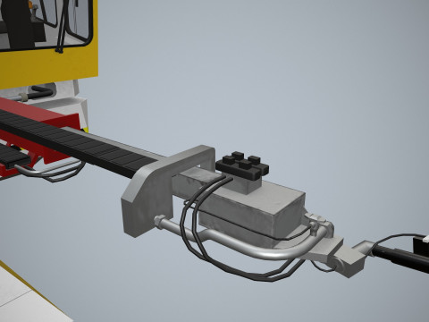 Caminhão descongelador de aeronaves --353-- Modelo 3D