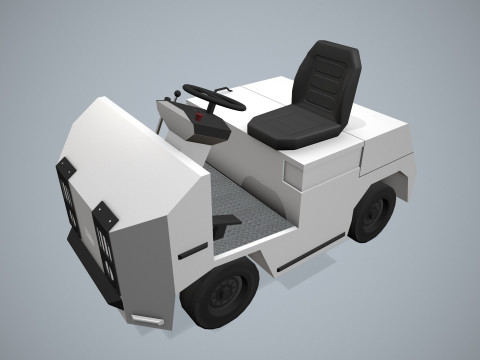 Bagaj Traktörü --354-- 3D Model