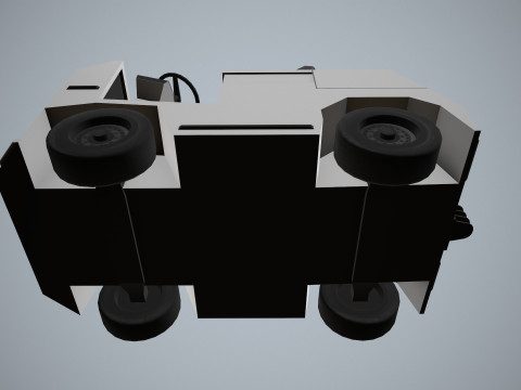 Bagaj Traktörü --354-- 3D Model