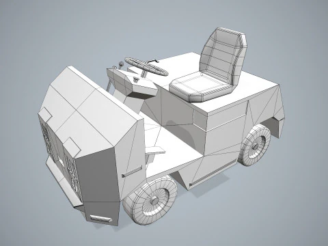 Traktor Bagasi --354-- Model 3D