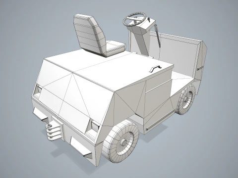 Traktor Bagasi --354-- Model 3D