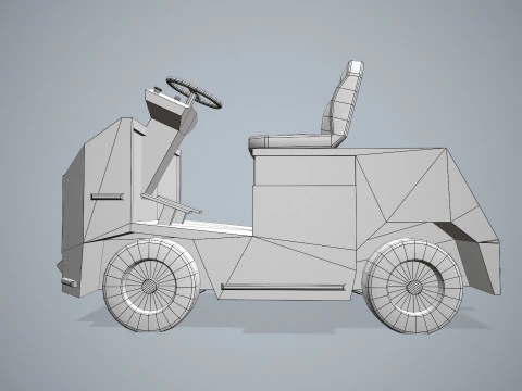 Traktor Bagasi --354-- Model 3D