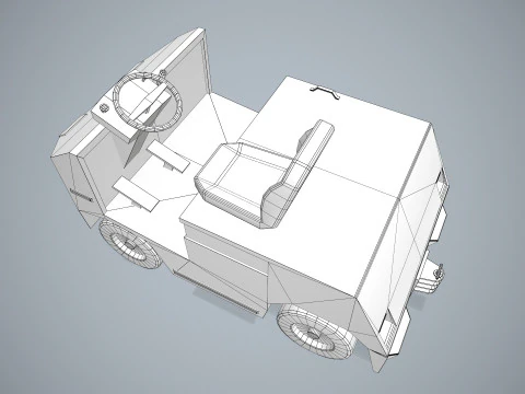 Traktor Bagasi --354-- Model 3D