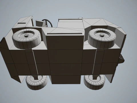 Traktor Bagasi --354-- Model 3D