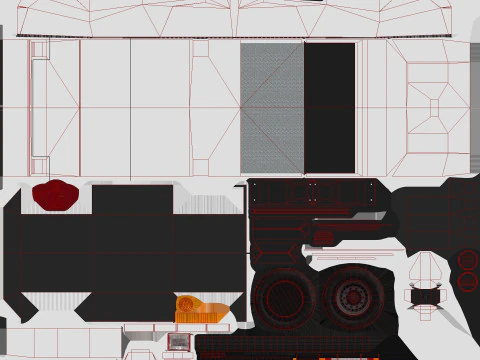 Traktor Bagasi --354-- Model 3D