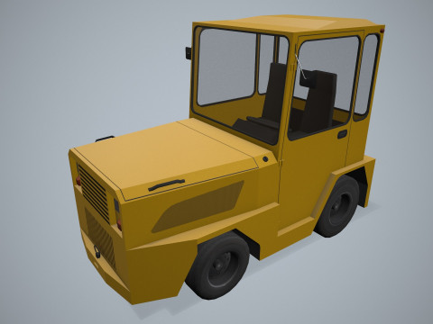 수하물 트랙터 --355-- 3D 모델
