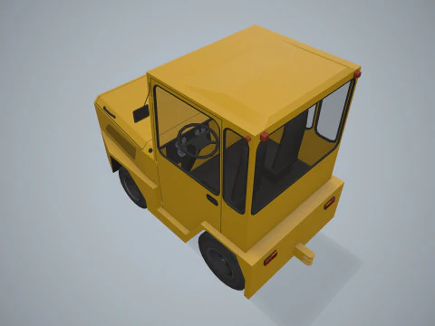 Baggage Tractor --355-- 3D Model