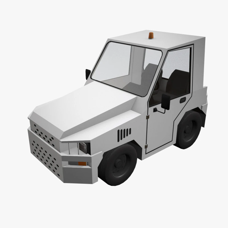 Traktor Bagasi --356-- Model 3D .c4d .max .obj .3ds .fbx .stl .blend 