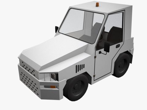 Gepäckschlepper --356-- 3D Modell