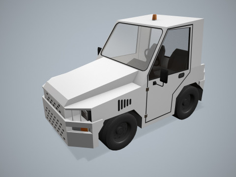 Bagaj Traktörü --356-- 3D Model