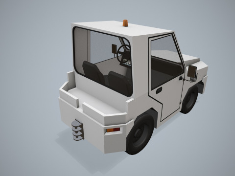 Bagaj Traktörü --356-- 3D Model