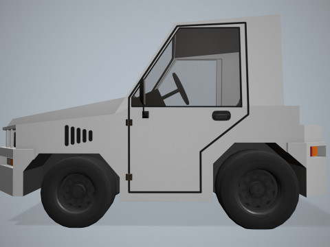 Bagaj Traktörü --356-- 3D Model