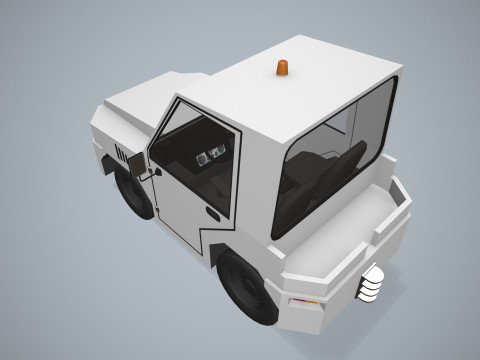 Bagaj Traktörü --356-- 3D Model