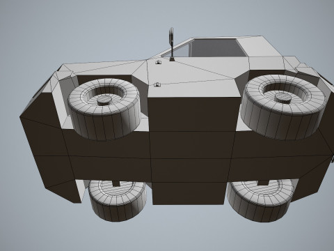 Bagaj Traktörü --356-- 3D Model