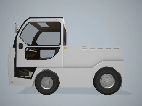 Trattore per bagagli --357-- Modello 3D