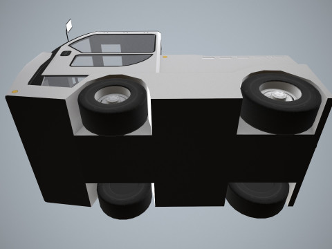 Gepäckschlepper --357-- 3D Modell