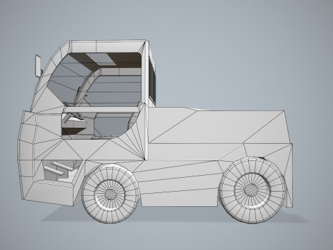 Gepäckschlepper --357-- 3D Modell