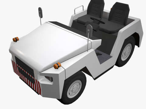 Gepäckschlepper --358-- 3D Modell