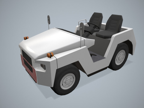 Bagaj Traktörü --358-- 3D Model