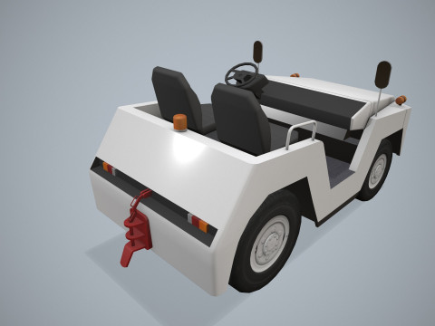 Bagaj Traktörü --358-- 3D Model