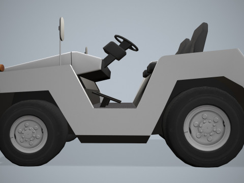 Bagaj Traktörü --358-- 3D Model