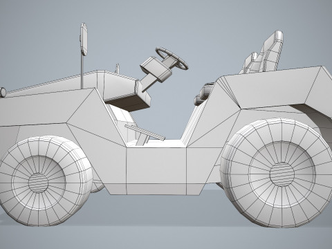 Bagaj Traktörü --358-- 3D Model