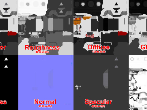 Bagaj Traktörü --358-- 3D Model