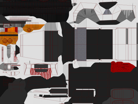 Bagaj Traktörü --358-- 3D Model