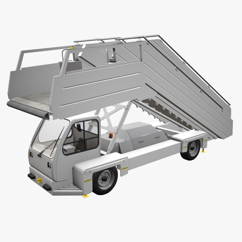 Airstair Vehicle --359-- 3D Model .c4d .max .obj .3ds .fbx .stl .blend