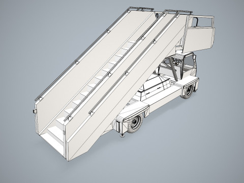 Airstair Vehicle --359-- 3D Model