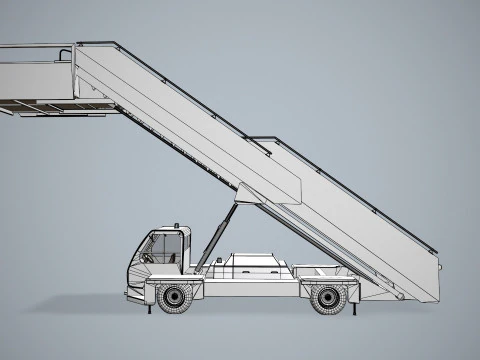 Airstair Vehicle --359-- 3D Model