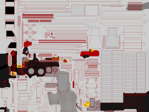 Airstair Vehicle --359-- 3D Model