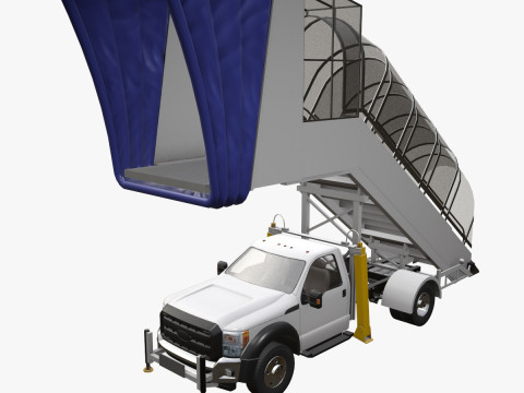 Airstair-Fahrzeug --360-- 3D Modell