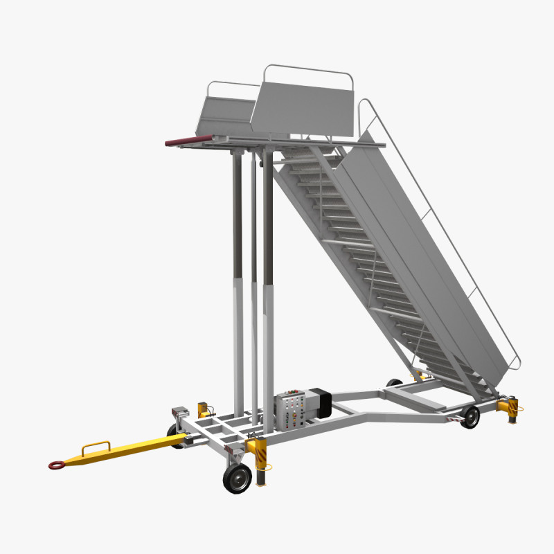 Escada aérea --361-- Modelo 3D .c4d .max .obj .3ds .fbx .stl .blend