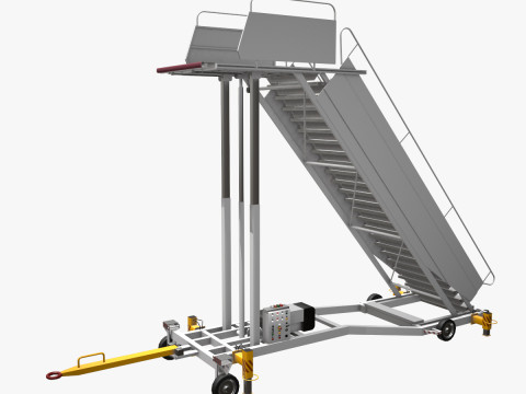 Lufttreppe --361-- 3D Modell