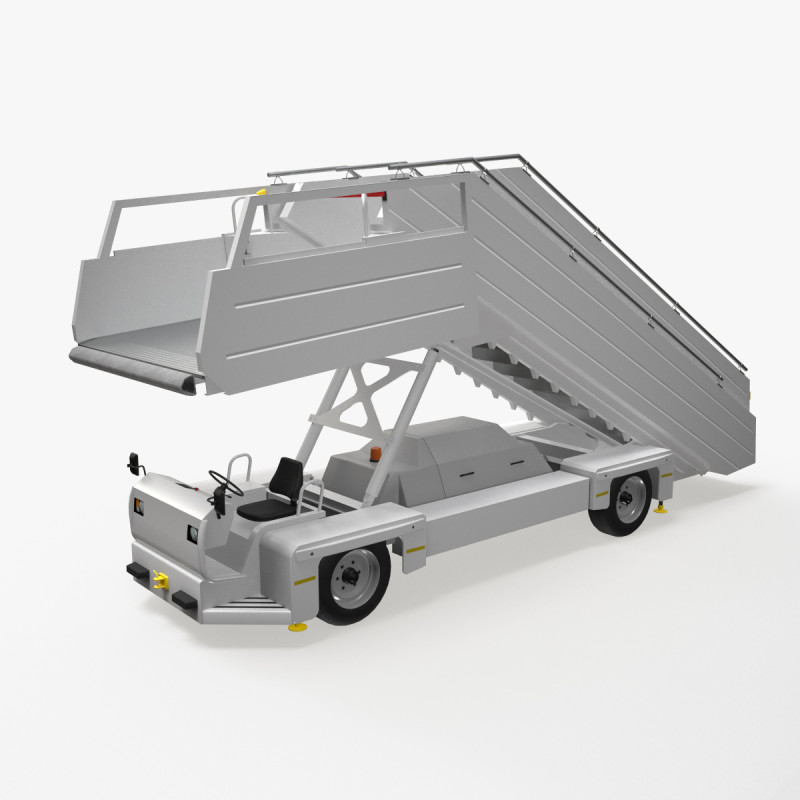 공중계단 차량 --362-- 3D 모델 .c4d .max .obj .3ds .fbx .stl .blend