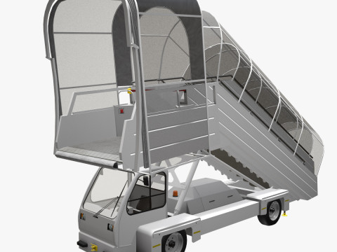 Airstair-LKW abgedeckt --363-- 3D Modell
