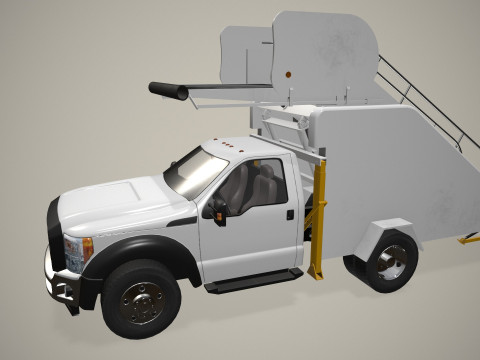 空中楼梯卡车--364-- 3D 模型